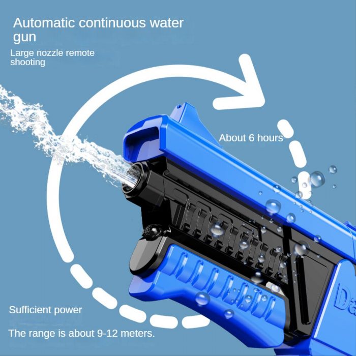 Electric water gun automatic water absorption switchable form high tech large capacity water gun outdoor beach 4 - Water Gun