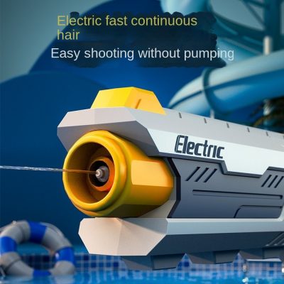 Gatling electric burst water gun large capacity beach water fight charging high voltage children s water 2 - Water Gun