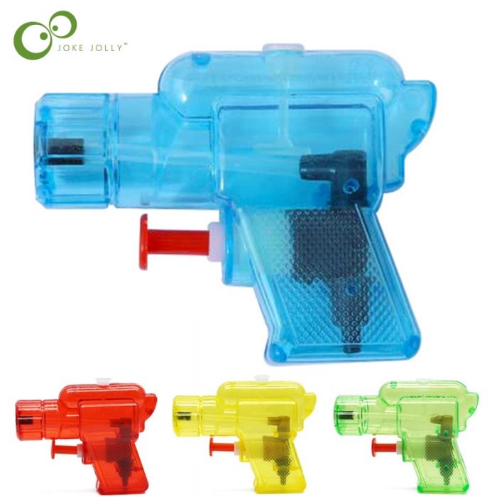 Mini Color Transparent Plastic Water Gun Summer Beach Children Outdoor Chase Play Games Leisure Entertainment Toys - Water Gun