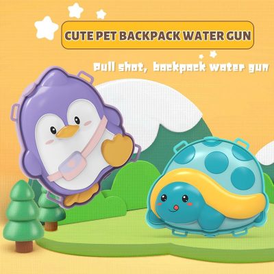 Summer Water Guns High Capacity Toys Pull out Outdoor Beach Swimming Pool Ultra Long Distance Backpack 2 - Water Gun